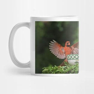 Red Cardinal Bird Wings Mug
